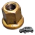 Porca Turbina Original Vw Nivus T-cross Virtus Tsi 2020 Dourado