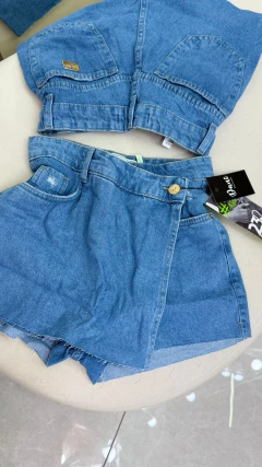 shorts saia jeans - 23 GRAUS na internet