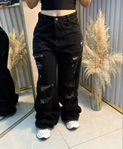 Calça wind leg preta - GLITZ - comprar online