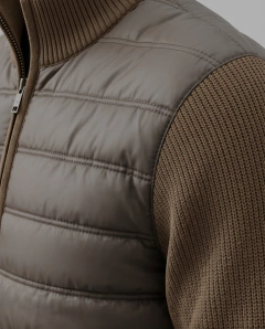 Sweater con cierre combinado (5747) en internet