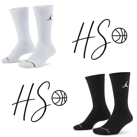 KiT Meias 2" ( 2 Meias Jordan Crew )