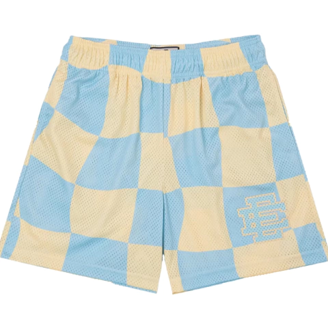 Short EE " Blue Yellow Wavy Flag "