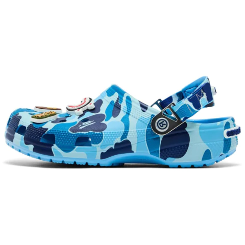 BAPE X Crocs "ABC Camo Blue”