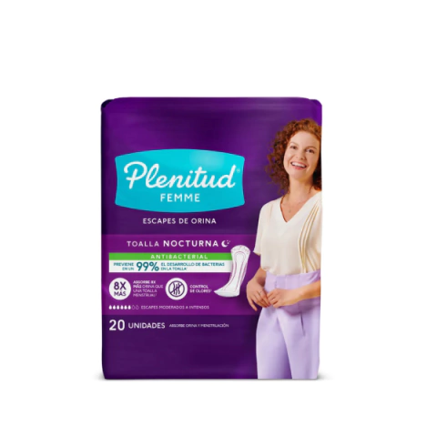 Plenitud femme Toalla nocturna x20 - comprar online