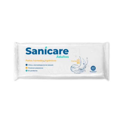 Sanicare Toallitas humedas para adultos x60 - comprar online