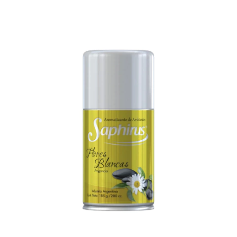 Saphirus Aromatizante en aerosol flores blancas x185 gr - comprar online