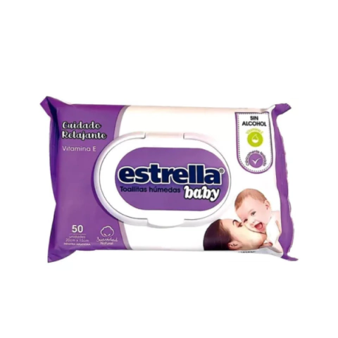 Estrella Toallitas cuidado relajante x50 - comprar online