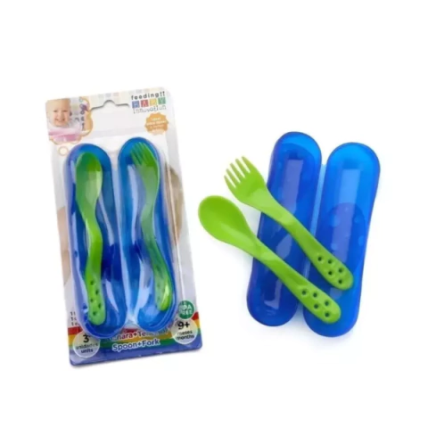 Baby Innovation Tenedor y cuchara con estuche - comprar online