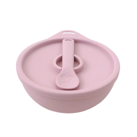 Tatoon Bowl de silicona con tapa + cuchara - comprar online