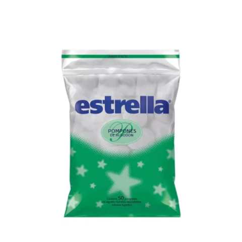 Estrella Pompones de Algodón x50 - comprar online