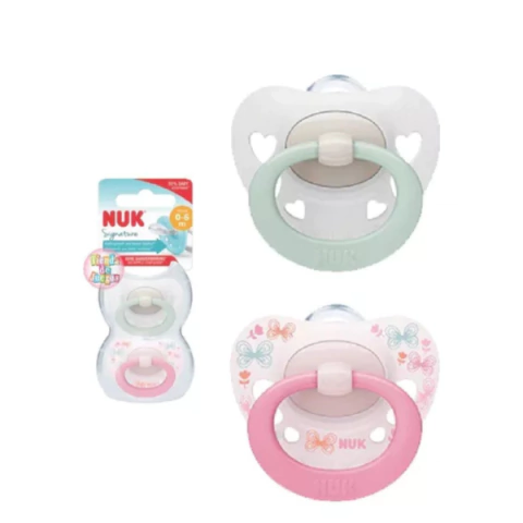 Nuk Chupete signature 0-6 m x2 - comprar online