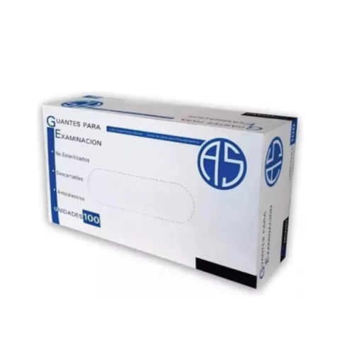 AS Guantes descartables (caja x 100 unidades) - comprar online