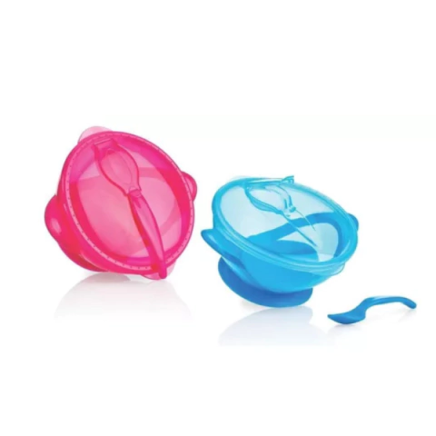 Nuby Bowl con ventosa + cuchara - comprar online