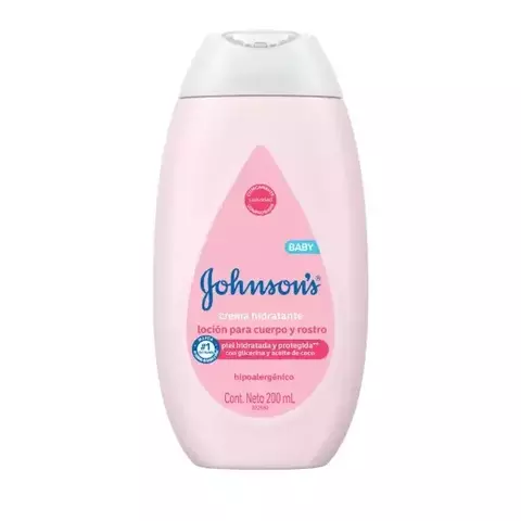 Johnson Crema humectante rosa x 200 ml - comprar online
