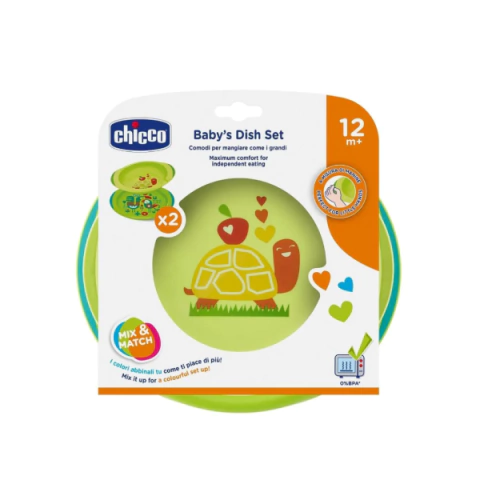 Chicco Set de platos +12 meses - comprar online