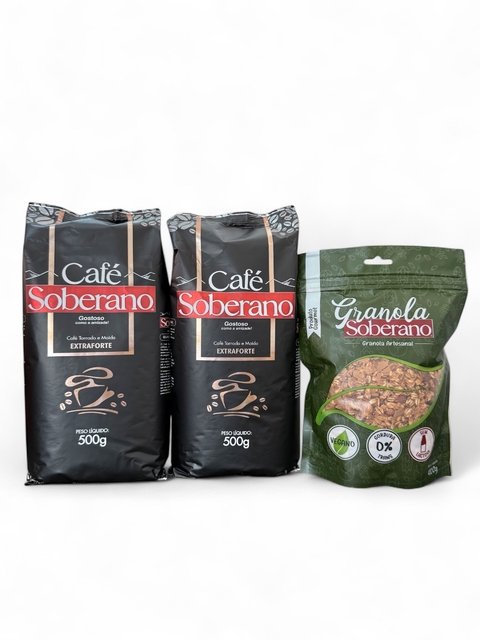 Kit Família Café Soberano Extra Forte + Granola - comprar online