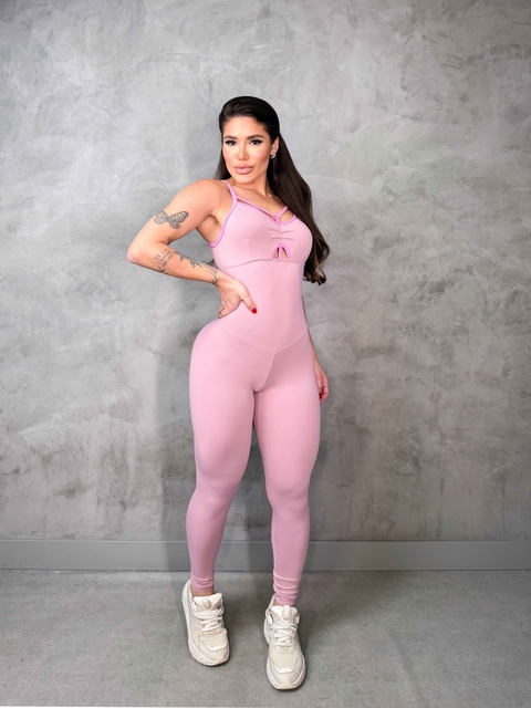 Macacão Legging Light Quartzo - Detalhe Argola