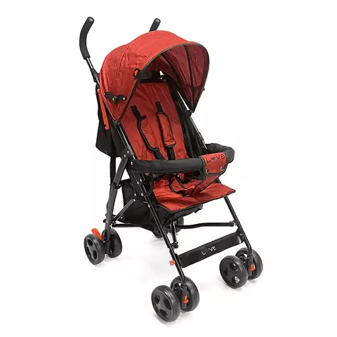 Coche Paragüitas c/correa tipo bolso. LOVE 192ROJO