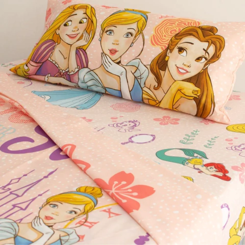 PRINCESAS Sábana cuna funcional PIN27