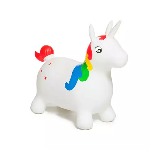 Saltarín inflable UNICORNIO. LOVE 5911BLANCO