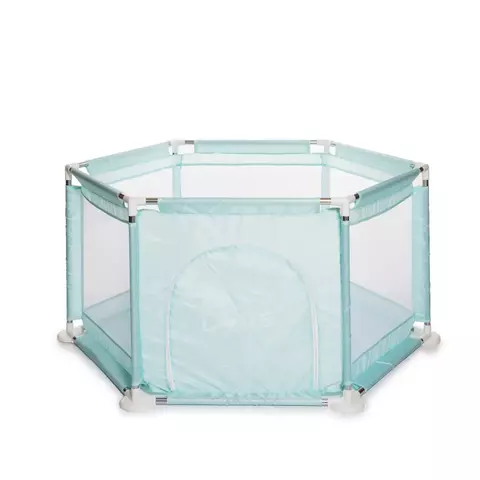Corralito hexagonal plegable 880 LOVE CELESTE
