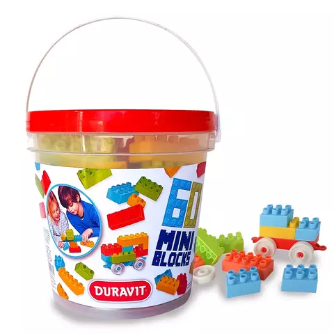 BLOQUES MINI BALDE X 60 PCS - comprar online