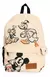 Mochila Mickey Mouse & Friends Espalda 20 Lt Color Beige Diseño De La Tela Lisa