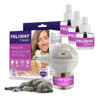 Feliway Cat Difusor Feromonas Con 4 Repuestos Nueva Formula