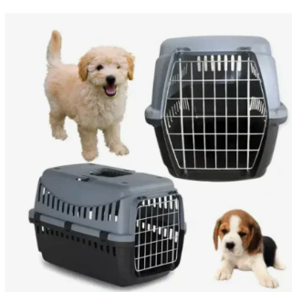 Transportadora Canil Perro Gato Italiana Gipsy S Metalica Azul/negro