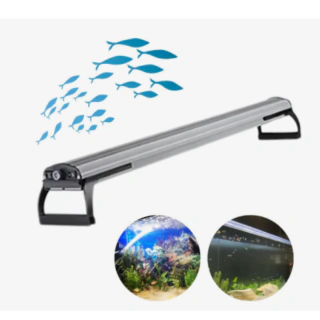 Iluminador Portatubo Pecera Acuario Tubo 15 Watts Plantado Blanco