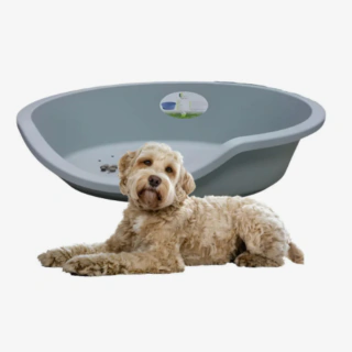 Cama Cucha Perros Gato Moises Ergonomica Plastico Tino 80cm Gris Tino 80cm