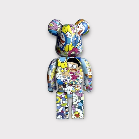 Bearbrick Takashi Murakami x Doraemon – 400% Edición de Arte Pop