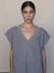 Chaleco Petate gris oxford Mujer - Fábrica de punto