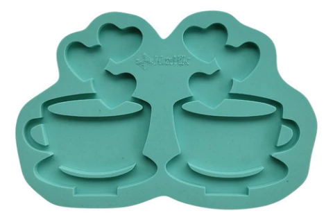 Molde Porta Guardanapo Xícaras - 2 Cavidades