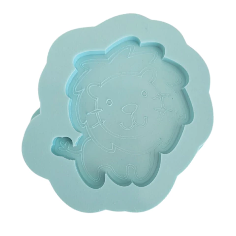 Molde De Silicone Para Resina Leão - 1 Cavidade