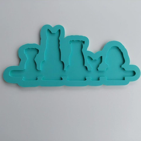 Molde Porta Chaves Dogs