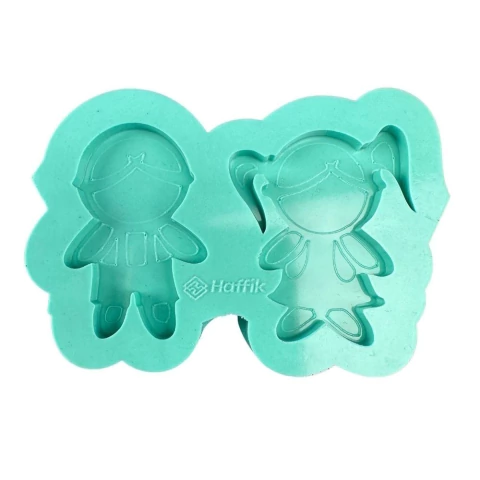 Molde Para Resina Menino/Menina 1