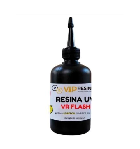 Resina De Cura UV Para Colagem - VR FLASH - 100G