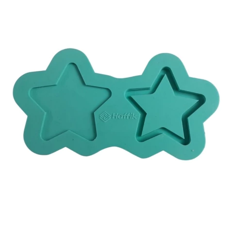 Molde Para Resina Shaker Estrela com Tampa