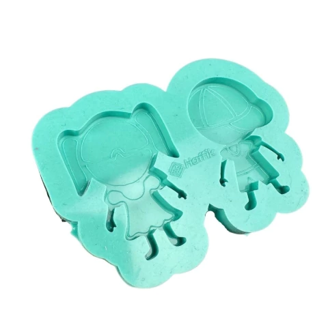 Molde Para Resina Menina/Menino 3