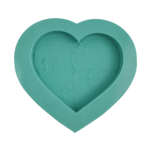 Molde Coração Autismo