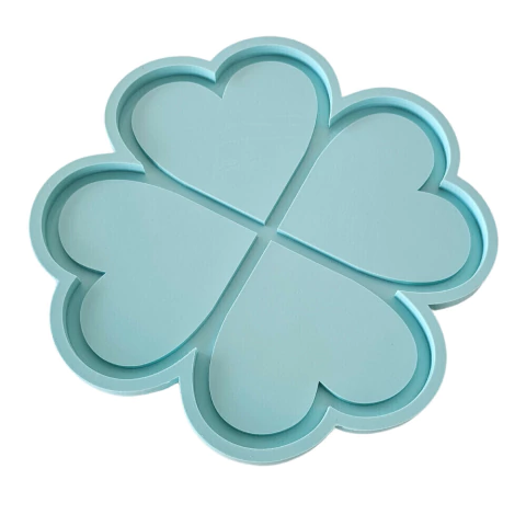 Molde De Silicone Para Resina Petisqueira Coração - 1 Cavidade