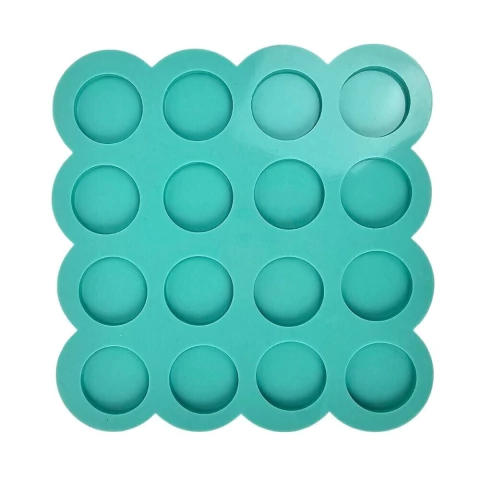 Molde Para Resina Circulos 16 Cavidades