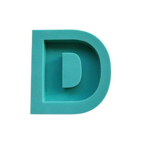 Molde Letra D - 8mm