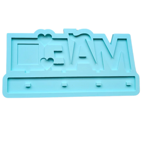 Molde de Silicone Para Resina Porta Retrato Mãe - 2 Cavidades