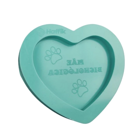 Molde Coração Mãe Bichológica