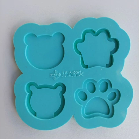 Molde Kit Capa De Chaves Pet - 4 Cavidades