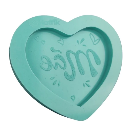Molde Coração Mãe