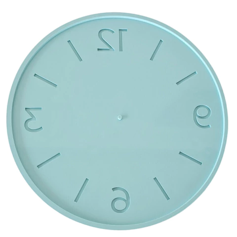 Molde De Silicone Para Resina Relógio 45cm de Diâmetro - 1 Cavidade