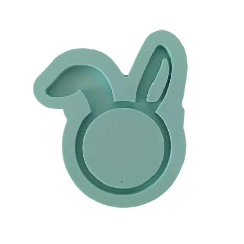 Molde De Silicone Para Resina Porta Guardanapo Anel Coelho - 1 Cavidade